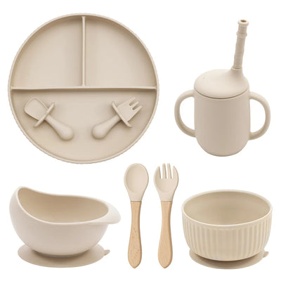 Baby Silicone Cookware Feeding Plate
