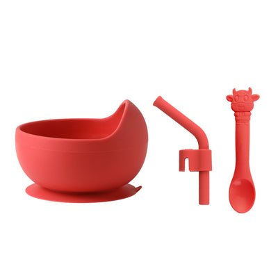 Baby Silicone Bowl Spoon Cover