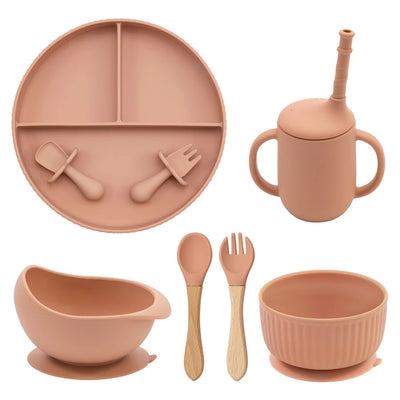 Baby Silicone Cookware Feeding Plate
