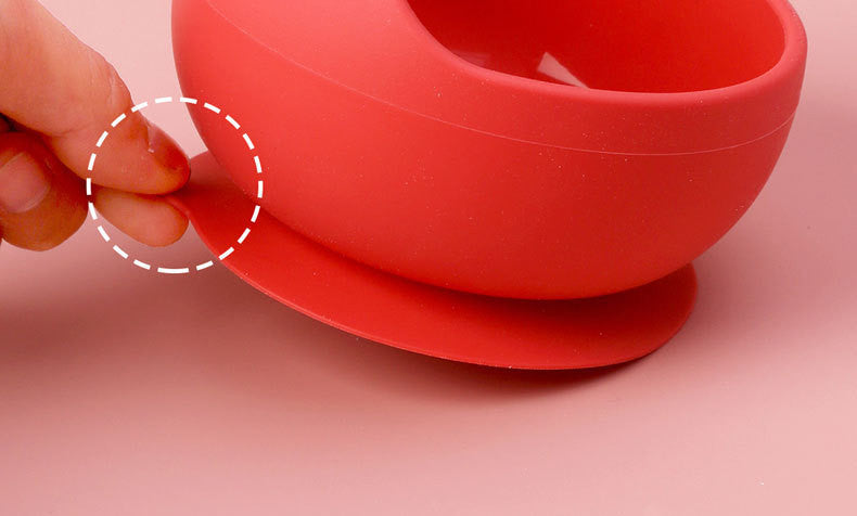 Baby Silicone Bowl Spoon Cover