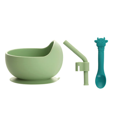 Baby Silicone Bowl Spoon Cover
