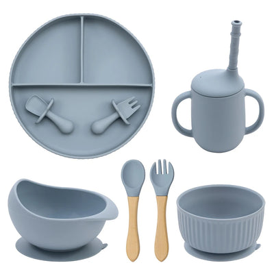 Baby Silicone Cookware Feeding Plate