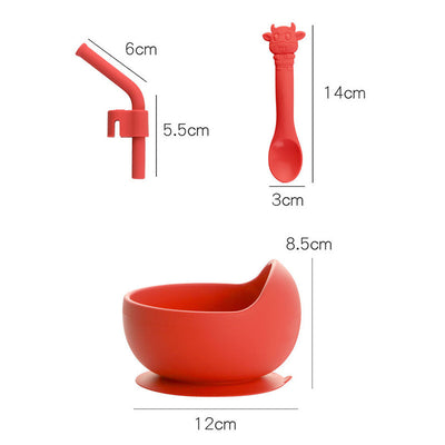 Baby Silicone Bowl Spoon Cover