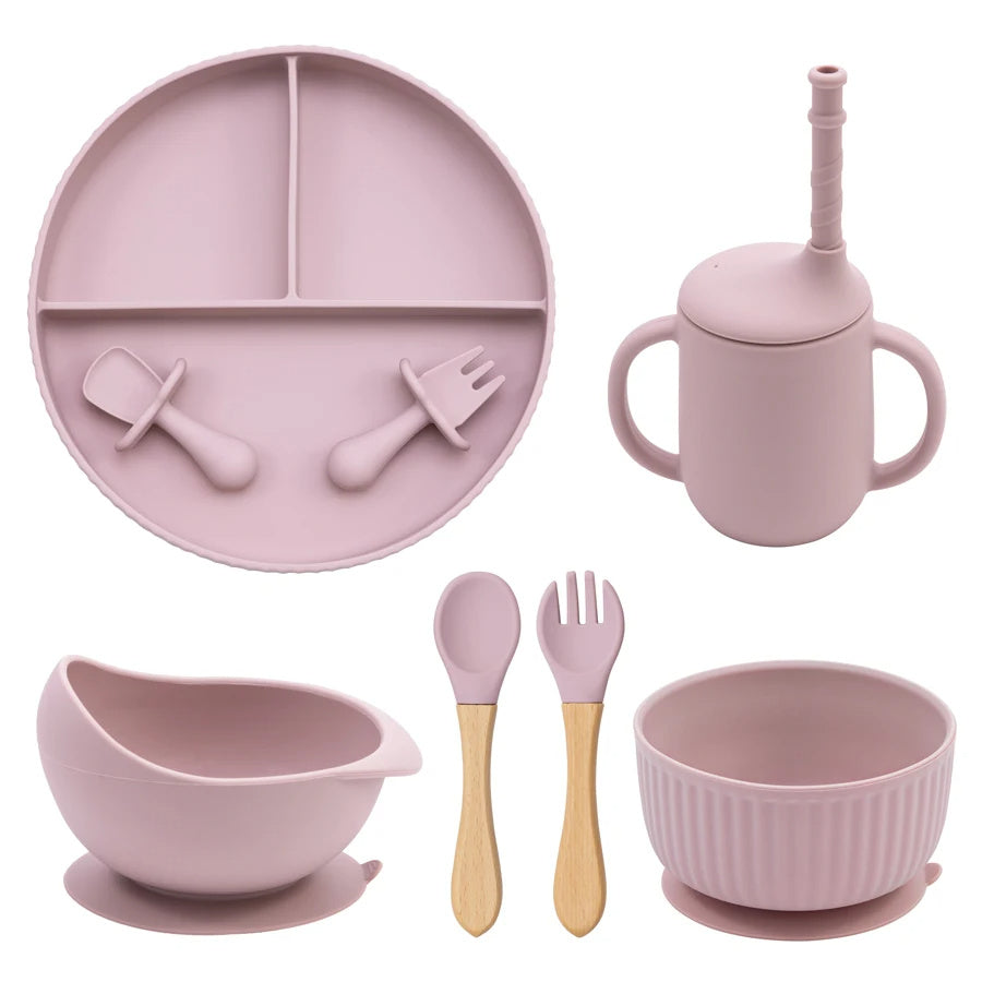 Baby Silicone Cookware Feeding Plate