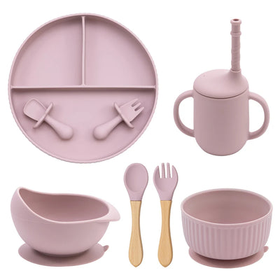 Baby Silicone Cookware Feeding Plate