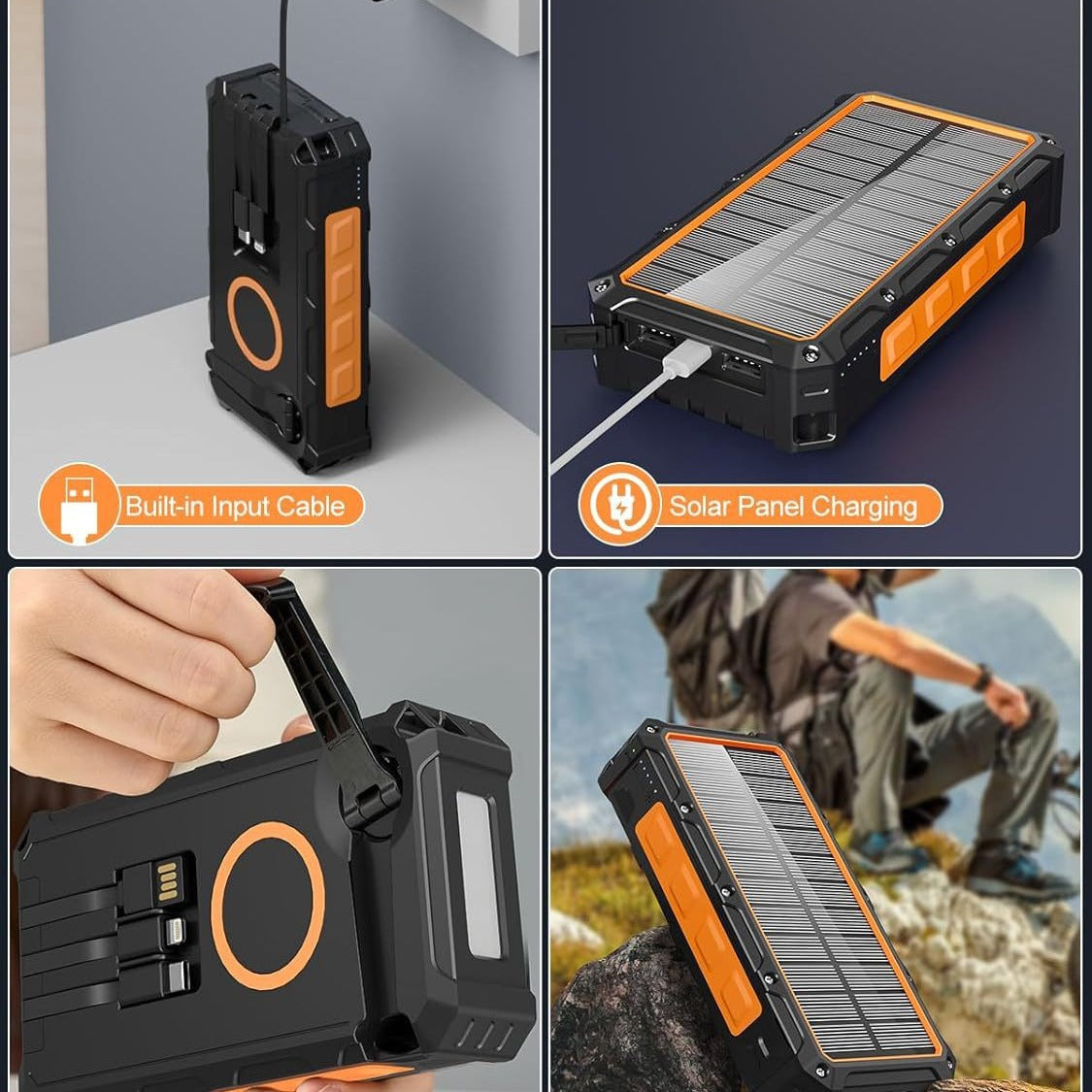 Solar Hand Power Wireless Charging