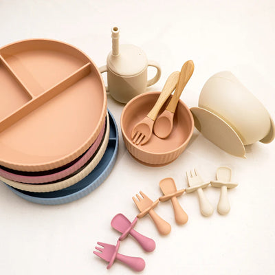 Baby Silicone Cookware Feeding Plate