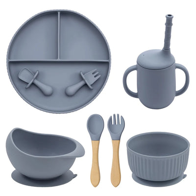 Baby Silicone Cookware Feeding Plate